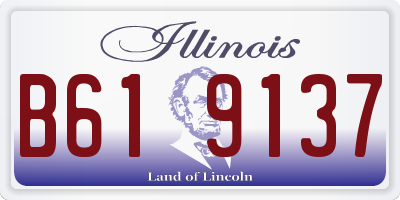IL license plate B619137