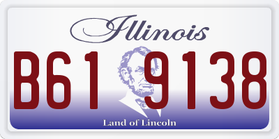 IL license plate B619138
