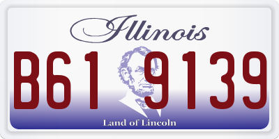 IL license plate B619139