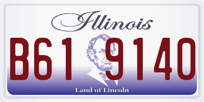 IL license plate B619140