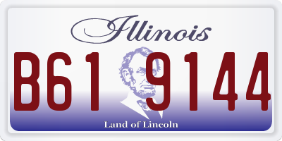 IL license plate B619144