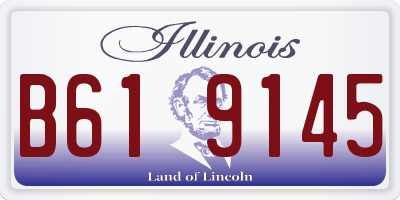 IL license plate B619145