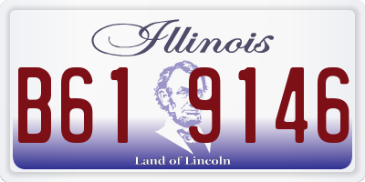 IL license plate B619146