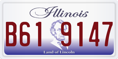 IL license plate B619147