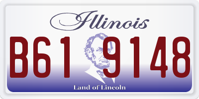 IL license plate B619148