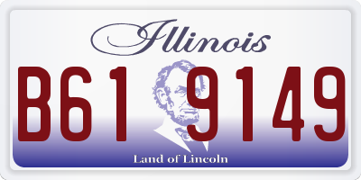 IL license plate B619149