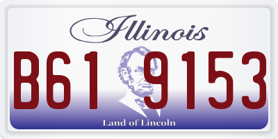 IL license plate B619153