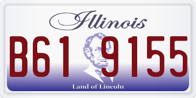 IL license plate B619155