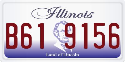 IL license plate B619156