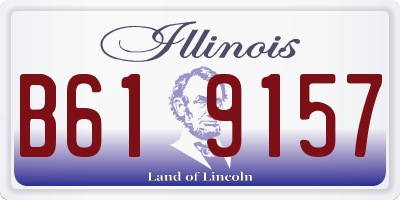 IL license plate B619157
