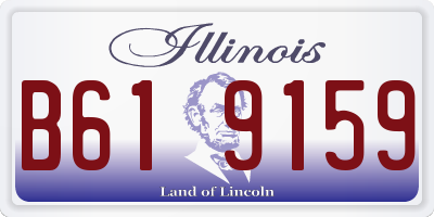 IL license plate B619159
