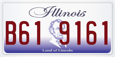IL license plate B619161