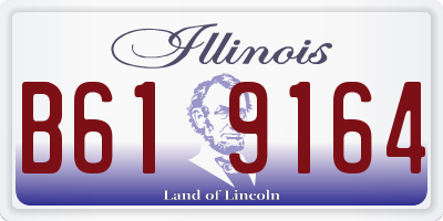 IL license plate B619164