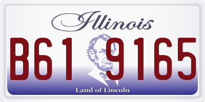 IL license plate B619165