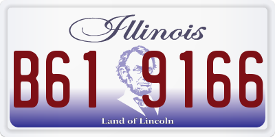 IL license plate B619166