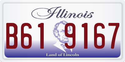 IL license plate B619167