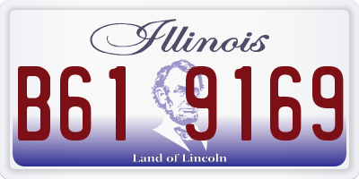 IL license plate B619169