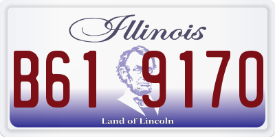 IL license plate B619170