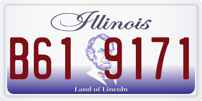 IL license plate B619171
