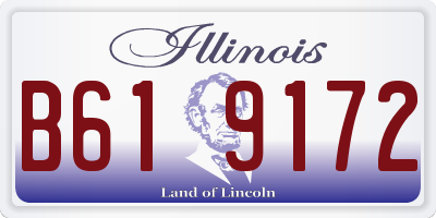 IL license plate B619172