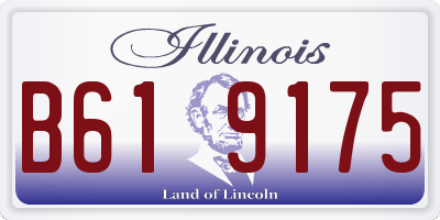IL license plate B619175
