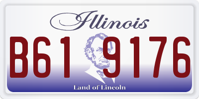 IL license plate B619176