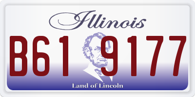 IL license plate B619177