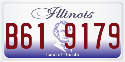 IL license plate B619179