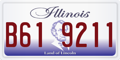 IL license plate B619211