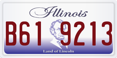 IL license plate B619213