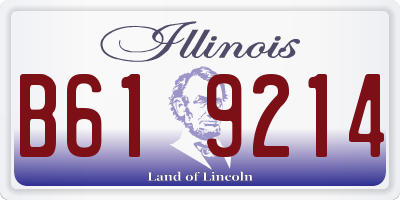 IL license plate B619214
