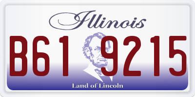 IL license plate B619215