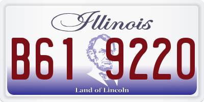 IL license plate B619220