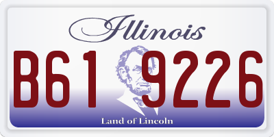 IL license plate B619226