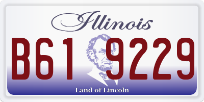 IL license plate B619229