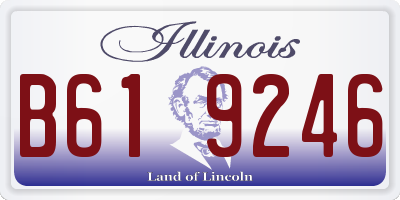 IL license plate B619246