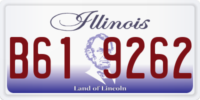 IL license plate B619262