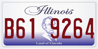 IL license plate B619264