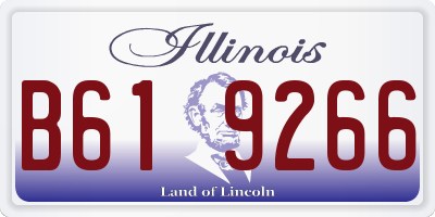 IL license plate B619266