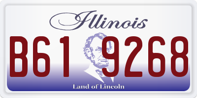 IL license plate B619268