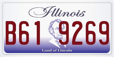 IL license plate B619269