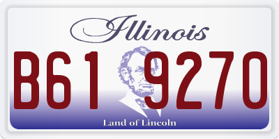 IL license plate B619270