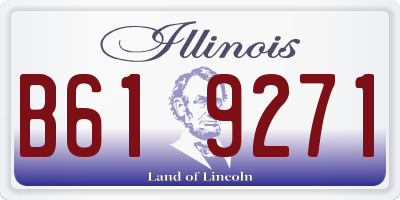 IL license plate B619271