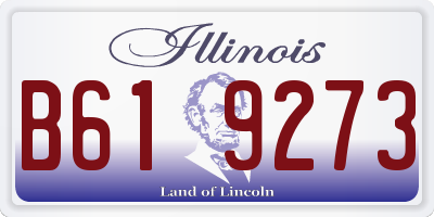 IL license plate B619273