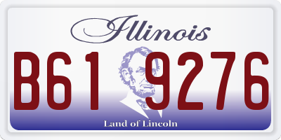 IL license plate B619276