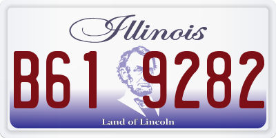 IL license plate B619282