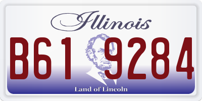 IL license plate B619284