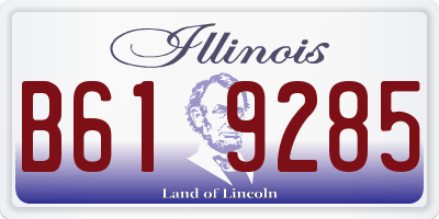 IL license plate B619285