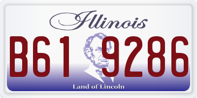 IL license plate B619286
