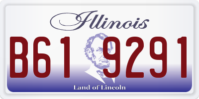 IL license plate B619291